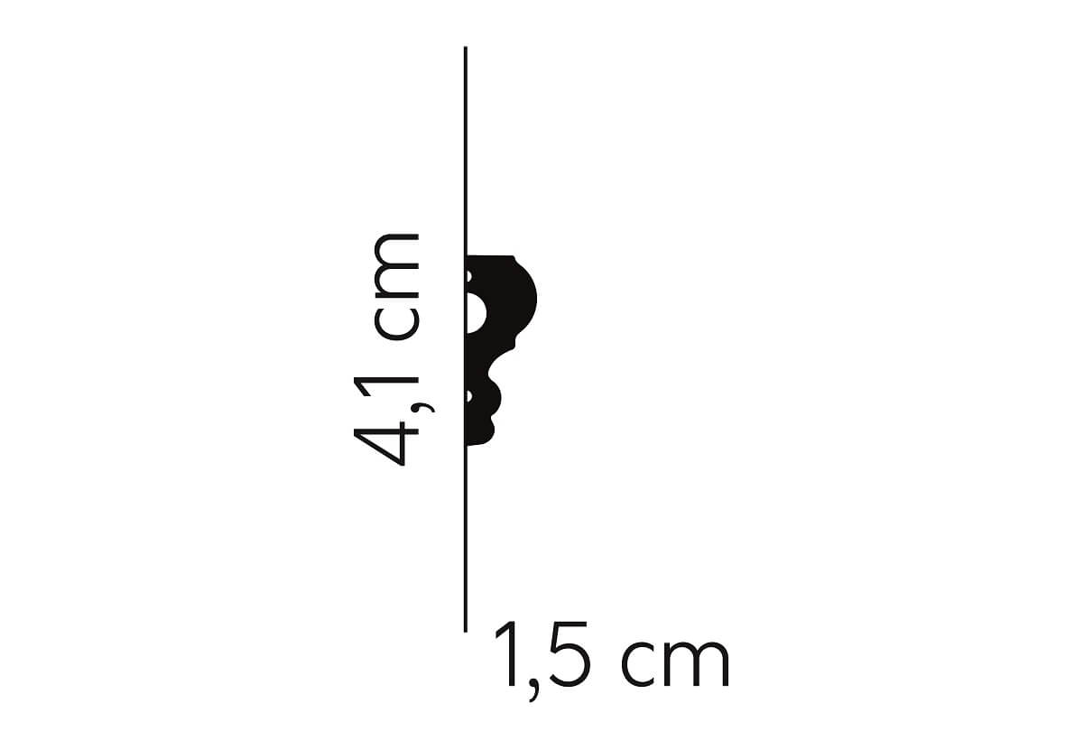 Graphic of MD325 - Dado Rail height and width