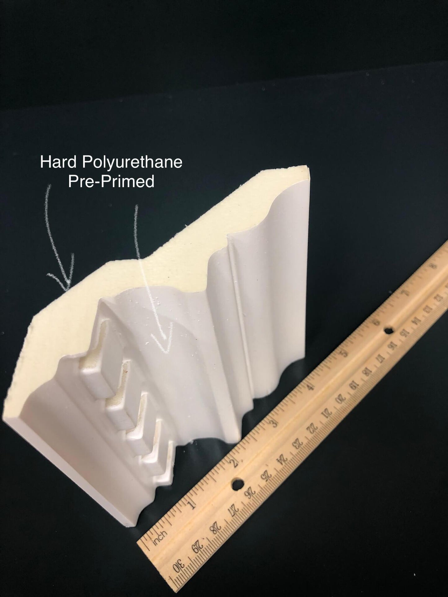 Dental - Classic Coving measured by a ruler