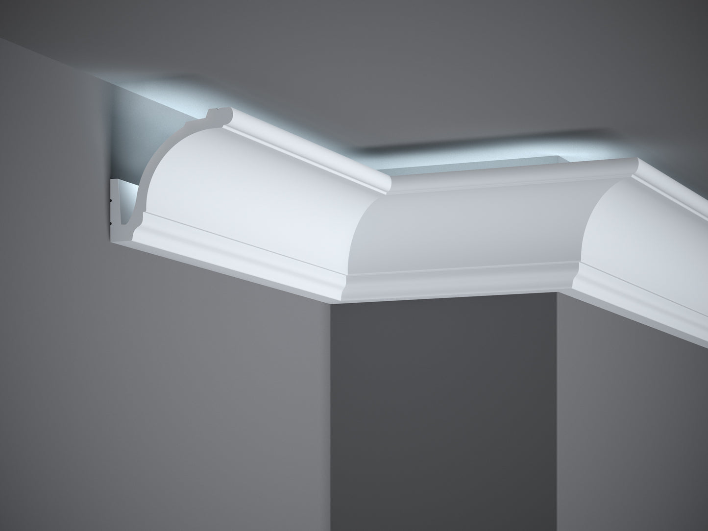 MD161 - Modern Coving with light on