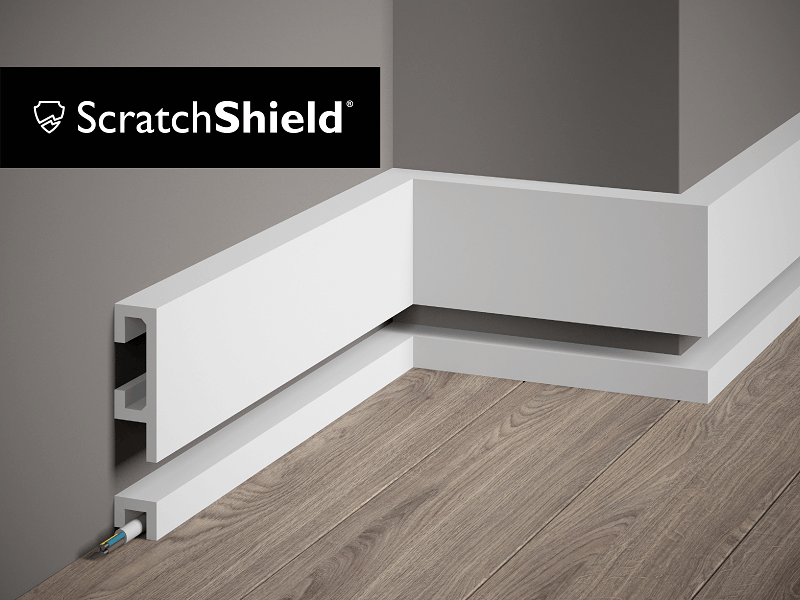 QL040P - Skirting Board with its LED light off