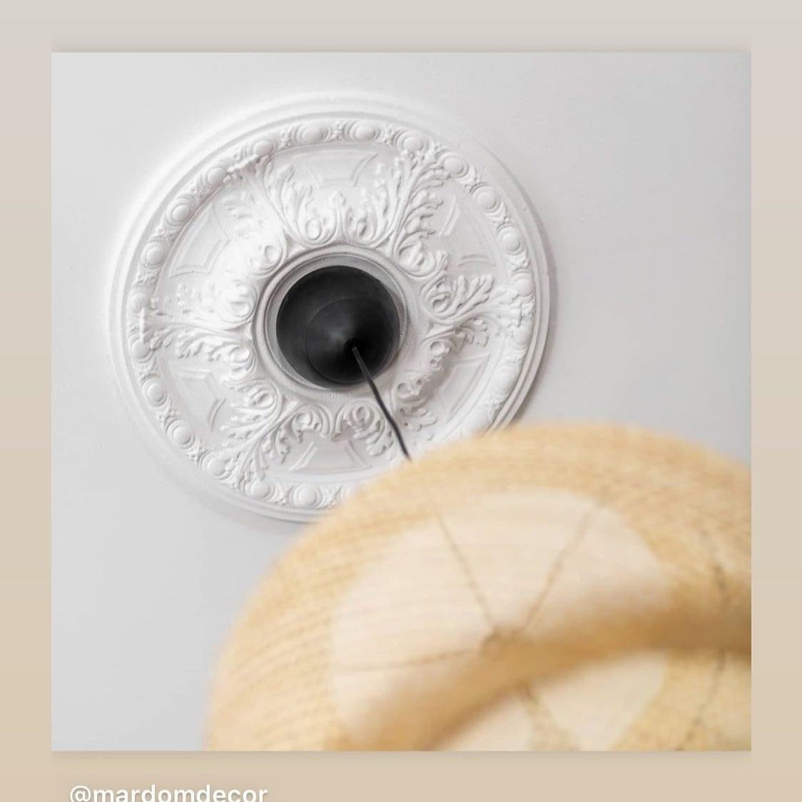 A white coloured B3033 - Ceiling Rose