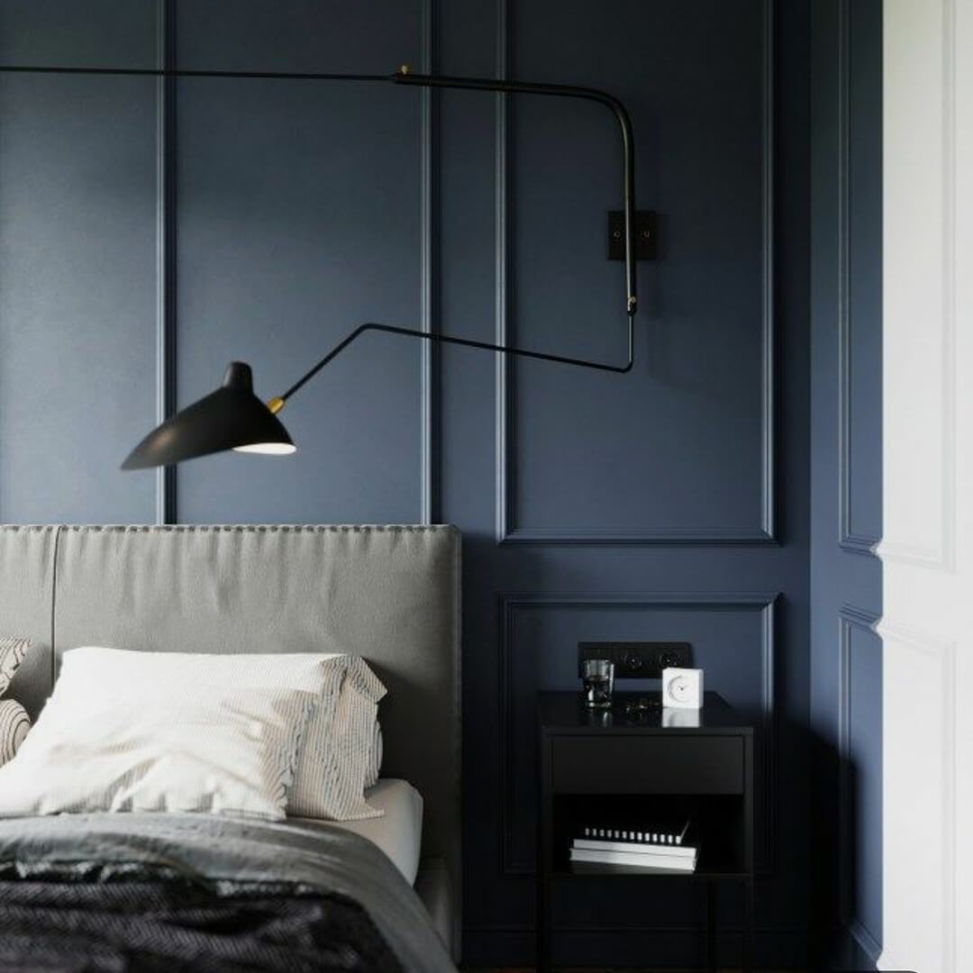 Tulip - Dado Rail installed in a bedroom