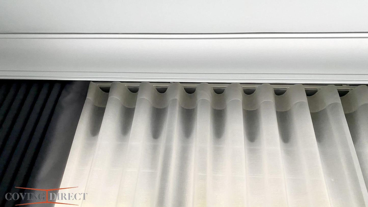 MD105 - Modern Coving above a curtain