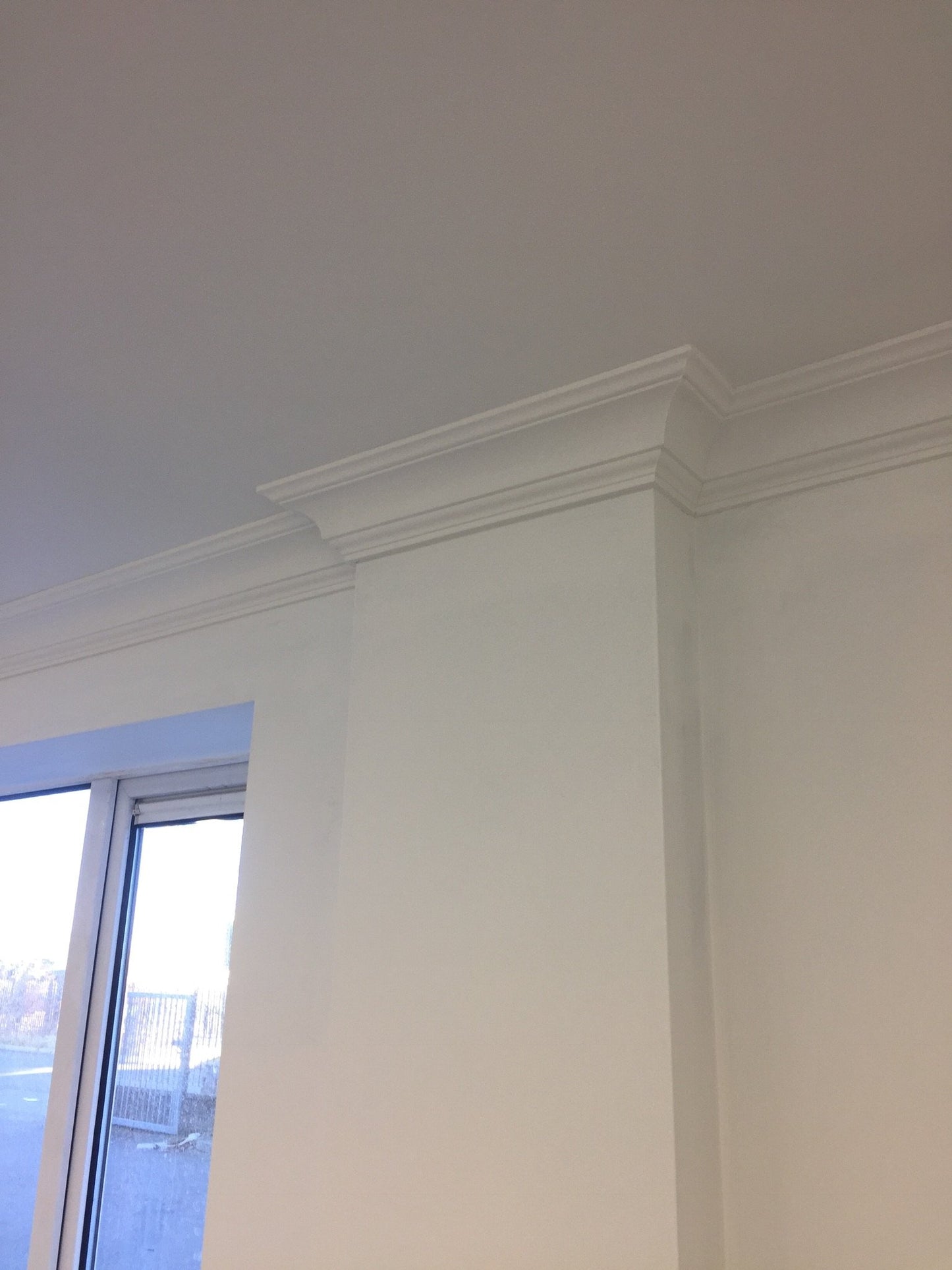 Cream coloured Crown - Classic Coving installed
