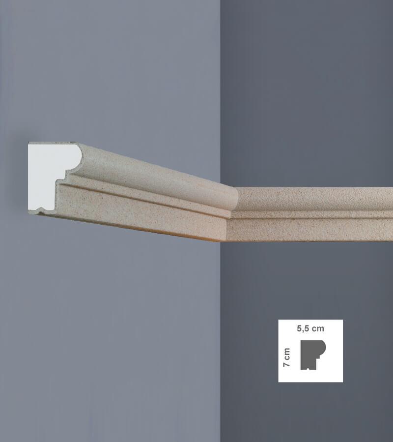 BF9012 - Exterior Moulding with 7cm height and 5.5cm width