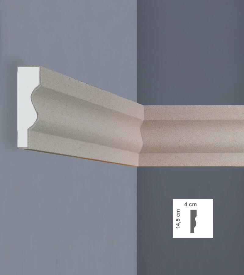 BM9011 - Exterior Moulding with 14.5cm height and 4cm width