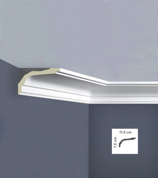 C3017 - Classic Coving with 7.5cm height and 11.5cm depth