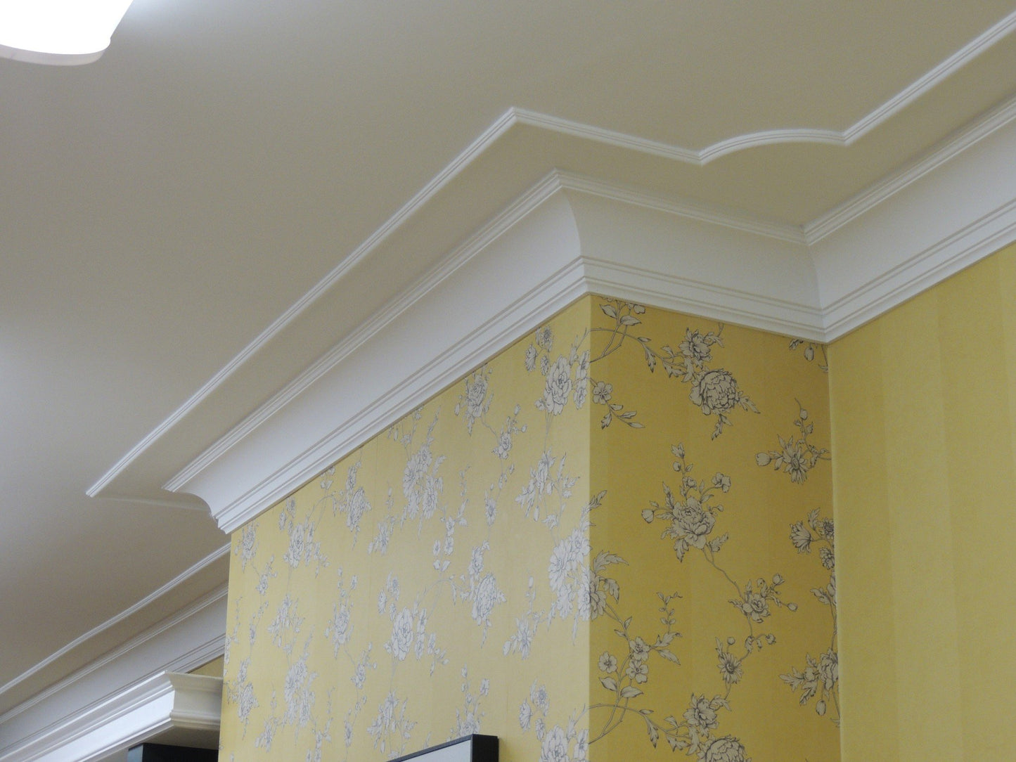 Tulip "Curved Corner" - Dado Rail installed in a room
