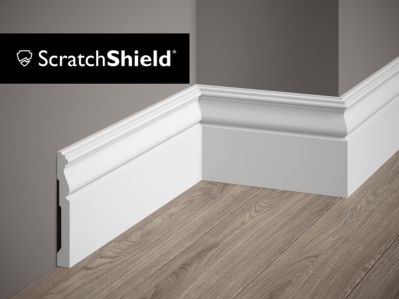 MD095P - Skirting Board with ScratchShield logo